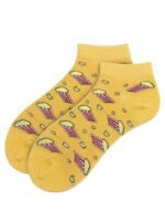 Live To Eat Box of 4 Ankle Socks