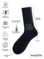 Travel Compression Stand Out Box of 4 Socks