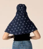 Rayon Cotton Scarf Cum Mask with Cap - Image 2