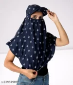 Rayon Cotton Scarf Cum Mask with Cap