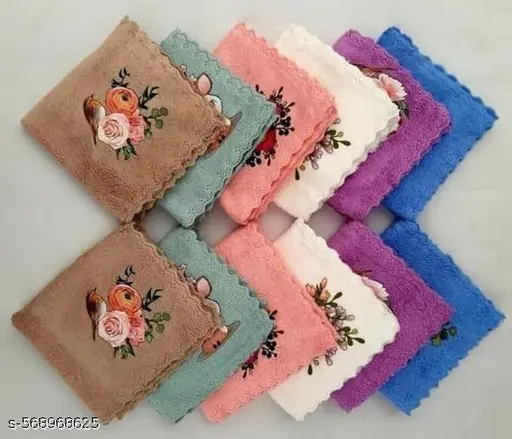 pjgy5_512.webp Flower Patch Cotton Hanky Pack of 12 - Image 1