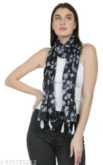 XMSFashion Printed Chiffon Scarf Set of 2 - Image 2
