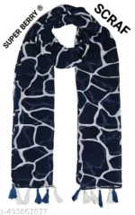 Poly Chiffon Printed Stole Scarf - Image 2