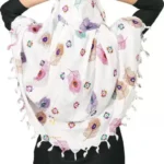 ELOSKA Cotton Full Face Scarf
