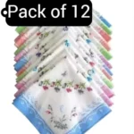 Apna StoreX Floral Cotton Hanky Pack of 12