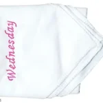 Weekdays Embroidered Cotton Hanky Pack of 6