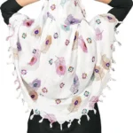 Fashionable Printed Cotton Scarf