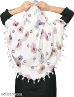 Fashionable Printed Cotton Scarf